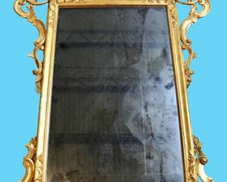 Louis XVI Giltwood Mirror