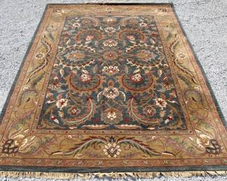 WOOL WOVEN CARPET INDIA HEIRLOM 8' X 11' RUG