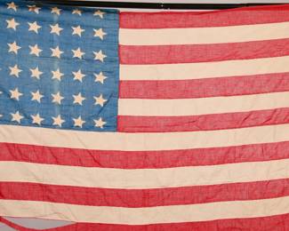 Old 48 star flag