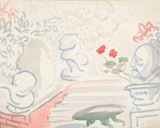 Henri Matisse watercolor painting