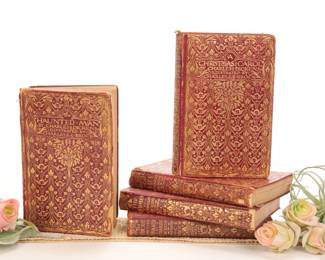 Antique Charles Dickens books