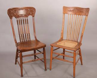 Antique Pressback chairs