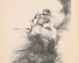 Signed etching