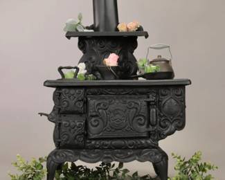 Child's size cast iron stove