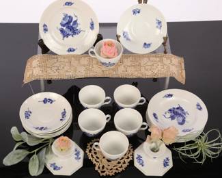 Royal Copenhagen porcelain dishes