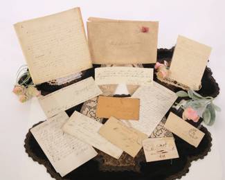 Antique Letters lot from Dr. John A. Jones group 1