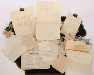Antique Letters lot from Dr. John A. Jones group 3