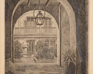 signed etching