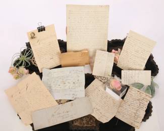 Antique Letters lot from Dr. John A. Jones group 2