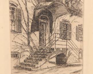 signed etching