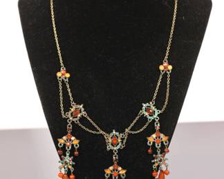 Victorian drop necklace