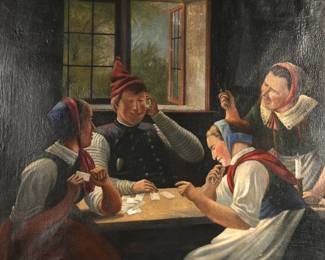 Large oil painting