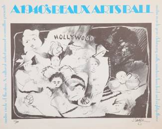 Signed/ # serigraph poster