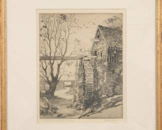 signed etching
