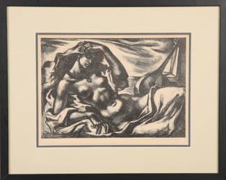 Signed etching