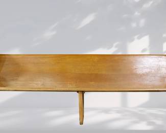 Long wooden Church pew bench