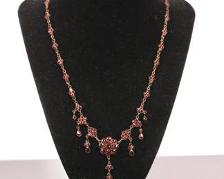 Antique drop necklace