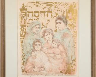 Edna Hibel lithograph