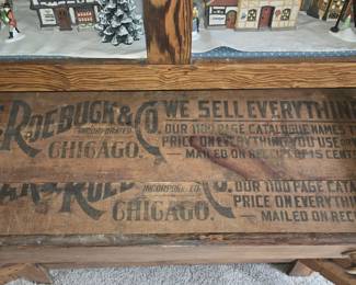 INTERION DRAWER OF PRIMITIVE CHINA CABINET