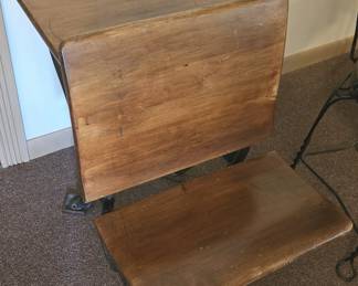 ANTIQUE SCHOOL DESK