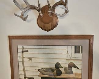 ANTLER MOUNT & WILDLIFE PRINT
