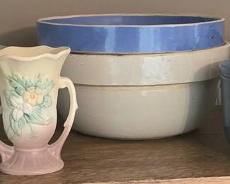 HULL POTTERY & CROCK BOWLS