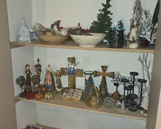 VINTAGE BASEBALL CARDS. JIM SHORE. CHRISTMAS ITEMS