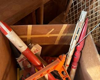 Vintage rocket toys