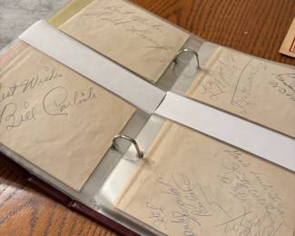 Autograph book
