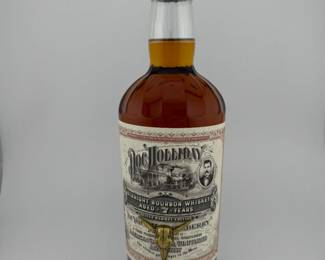 The Doc Holliday 7-Year Cask Strength Single Barrel is a rare, limited-edition release that pays tribute to one of the Old West’s most iconic figures. Drawn from Barrel #173 and bottled at full cask strength, this is Bottle #49 of only 221 produced, underscoring its scarcity and collectible appeal. With its robust age statement, single-barrel character, and extremely limited outturn, this release stands as a prized addition for serious bourbon enthusiasts and a strong highlight at auction.