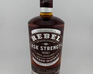 The Rebel Single Barrel Cask Strength is a bold wheated bourbon, bottled uncut and unfiltered to showcase its full intensity and complexity. This particular release is a Liquor Barn Barrel Pick, drawn from Barrel No. 8074978, originally filled on June 13, 2018, and selected for its distinctive balance of caramel, vanilla, oak, and spice. With its single-barrel provenance, barrel-pick exclusivity, and robust cask-strength presentation, this bottle is both a collectible rarity and a compelling feature at auction.