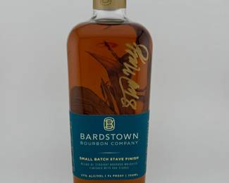 The Bardstown Bourbon Small Batch Stave Finish, personally signed by Master Distiller Steve Nally, represents a unique and highly collectible piece from one of Kentucky’s most innovative distilleries. This special release showcases Bardstown’s modern blending expertise and stave-finishing techniques, while the signature of the legendary Steve Nally adds exceptional provenance and desirability. With limited availability and the added value of a distiller-signed bottle, this offering stands out as both a collector’s centerpiece and a strong performer at auction.