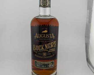 The Buckner’s Single Barrel 10-Year from Augusta Distillery represents one of the finest examples of aged Kentucky bourbon available today. Drawn from Barrel #177 and bottled at 116.1 proof, this Bottle #157 delivers the intensity and complexity that only a full decade in charred oak can provide, showcasing deep notes of oak, caramel, and spice with remarkable balance. With its single-barrel provenance, cask-strength presentation, and limited availability, this release stands out as a highly collectible expression and a premium addition to any auction catalog.
