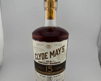 From the acclaimed Clyde May’s Distillery in Alabama, this 15 Year Kentucky Straight Bourbon represents the pinnacle of craftsmanship in the brand’s age-stated lineup. Carefully aged for a decade and a half in new charred oak barrels, this rare release captures the rich, smooth character that Clyde May’s is renowned for, with added depth and complexity from extended maturation. Bottled at full proof, unfiltered, and non-chill filtered, this bourbon preserves the full expression of the cask. Its rich amber color and elegant packaging reflect both its heritage and its status as a collector’s item, making it highly sought after by enthusiasts and investors alike.