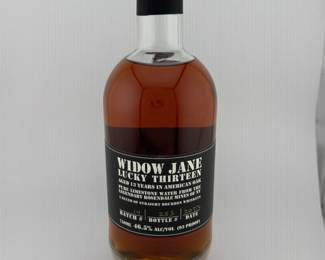 The Widow Jane Lucky Thirteen series showcases carefully selected barrels of straight bourbon aged a full 13 years, hand-assembled in small batches to highlight balance, depth, and individuality. This 2022 release comes from Batch #14 and is individually numbered as Bottle #255, underscoring its limited nature and collectibility. With its mature age statement, rich flavor profile, and the growing prestige of Widow Jane’s single-origin releases, Lucky Thirteen has become a sought-after bottling for enthusiasts and a standout feature at auction.