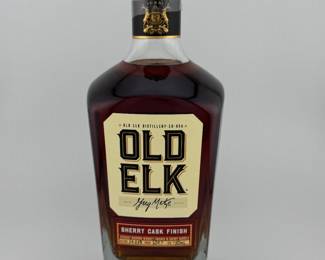 The Old Elk Sherry Cask Finish is part of the distillery’s acclaimed Cask Finish Series, showcasing the art of finishing its award-winning straight bourbon in carefully selected sherry casks. This maturation imparts rich layers of dark fruit, fig, raisin, and spice, beautifully complementing Old Elk’s signature high-malt mash bill. Bottled in limited quantities and prized for its depth and elegance, the Sherry Cask Finish has become a sought-after release for collectors and enthusiasts alike, making it a strong highlight at auction.