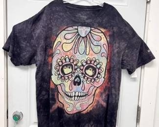The Mountain Colorful Skull T-Shirt Size 2XL AAA3272 all over graphics