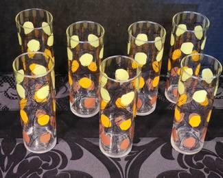 Mid-Century glass set