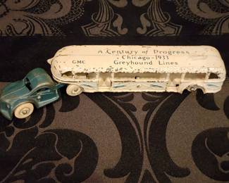 1933 Chicago World's Fair Century of Progress Greyhound toy