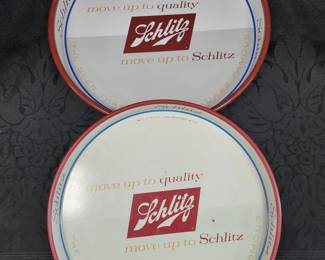 Schlitz beer trays
