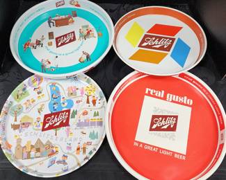 Schlitz beer trays