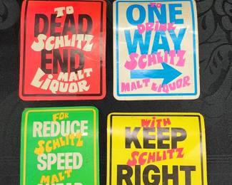 Schlitz Stickers