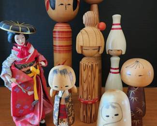 Japanese Kokeshi Dolls