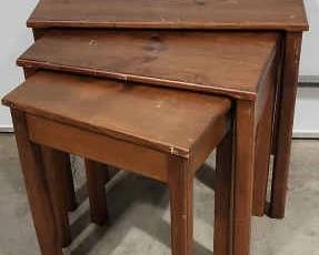 Wooden Nesting Tables 