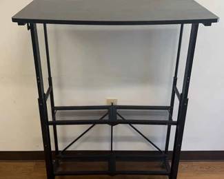 UP2U Adjustable Table Shelves Unit on Wheels