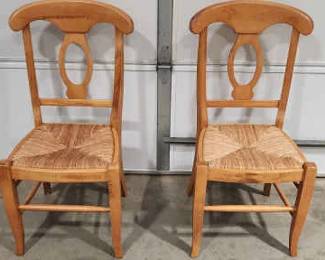 Wooden Chairs Lot 
