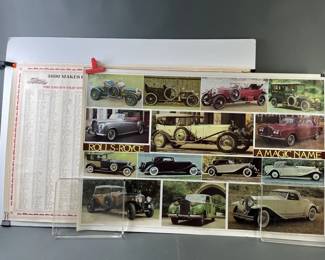 Lot 114 - Vtg Metal Look Wooden Frames