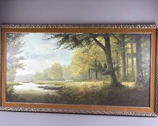 Lot 48 - Dorothy Lee Beals 1952 Victorian Lady Painting