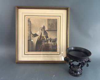 Lot 203 - Military Drummer Antique Framed Lithograph