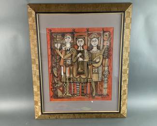 Lot 105 - 1977 Numbered Dawn Lithograph Eva Nolte